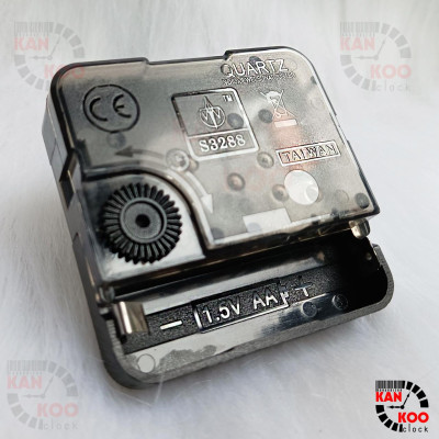 Máy đồng hồ treo tường kim trôi Taiwan S3288 cốt 13mm (trục đồng 5.5mm) bảo hành 12 tháng