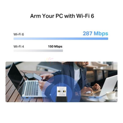 USB Wifi 6 Mercusys AX300 Nano MA14N - Hàng chính hãng