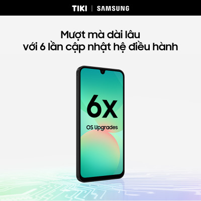 Điện thoại Samsung Galaxy A26 5G (8/128GB), Mặt lưng kính, AI-Circle to Search, Camera HDR chụp đêm sáng rõ - Hàng chính hãng