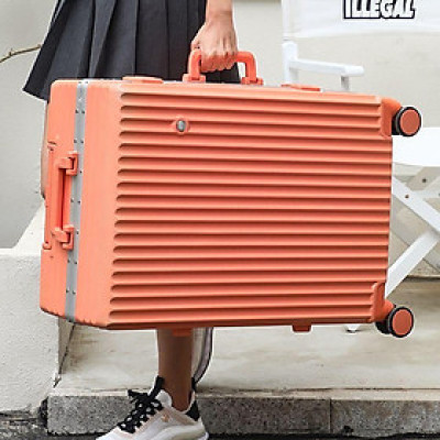 Vali Khung Nhôm Khóa Sập Kèm Áo Bọc Thời Trang 20inch & 24inch