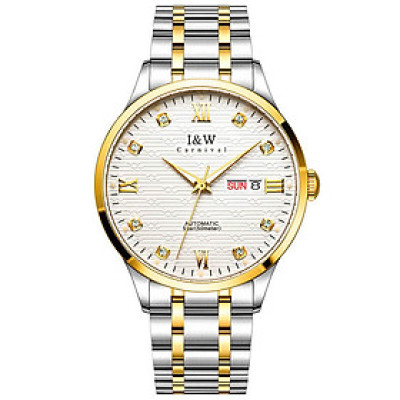 Đồng Hồ Nam I&W Carnival 651G Chính Hãng Full Box Chống Nước Kính Chống Xước Dây Thép Cao Cấp BH 60T (Máy Cơ Tự Động)