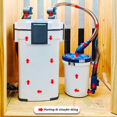 Lọc phụ Sunsun YW Pre Filter 01A 02A 03A lọc bông thô bể cá tép thủy sinh nước mặn