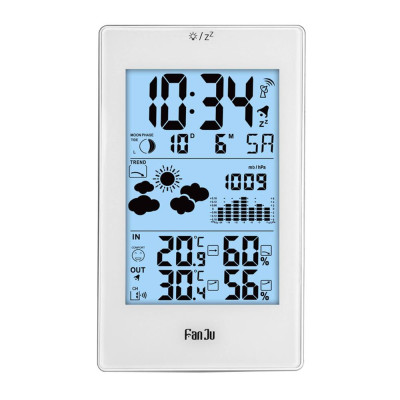 Máy đo nhiệt độ nhiệt kế không dây kỹ thuật số màn hình LCD FanJu