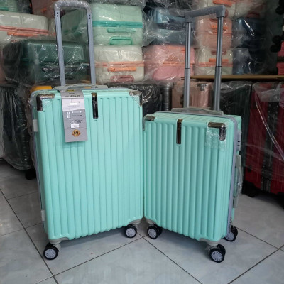 Bộ 2 cái Vali kéo du lịch gia đình Tundo nhựa ốp góc chống va đập size 20 và 24 đủ màu lựa chọn