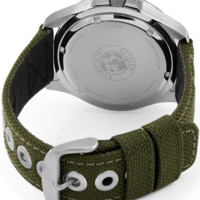 Đồng Hồ Nam Citizen Dây Vải Nato AW1410-32X - Mặt Xanh