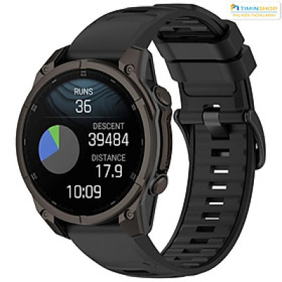 Dây cho Garmin Fenix 8/E/ 7/ 7S/ 6/ 6S/ 5/ 5S/ 3/ Quatix 7/ Instinct 3/ 2/ 2S/ Forerunner 970/ 965/ 955/945/935/745 - Quickfit (DGM5)