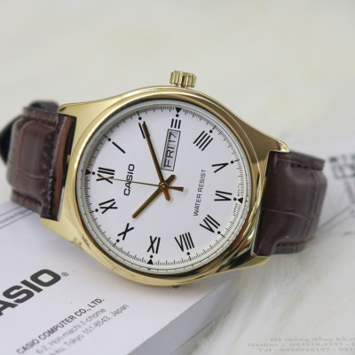 Đồng hồ nam dây da Casio MTP-V006GL-7BUDF