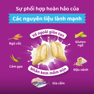 [Bộ 2] Thức Ăn Cho Mèo Con Whiskas Junior 2-12 Months Vị Cá Thu & Cá Biển (Mix Vị) 1.1kg/Túi