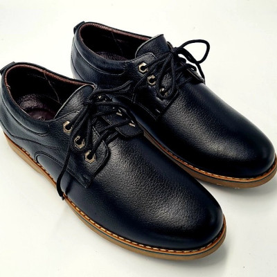 GIÀY THỂ THAO NAM DA BÒ 100%, MAY FULL QUAI XUỐNG ĐẾ CHẮC CHẮN, ĐẾ CAO SU CAO CẤP ĐI CỰC ÊM CHÂN