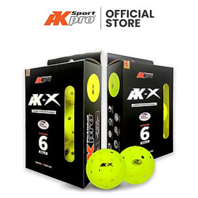 Hộp 6 bóng Pickleball AK-X - Tiêu chuẩn USAP