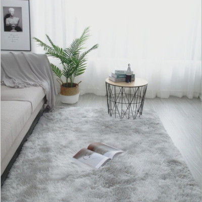 Thảm Lông Xù Màu Loang