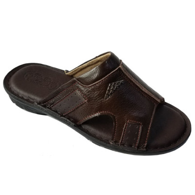 Dép Nam BIGGBEN May Đế Da Bò Thật DN118