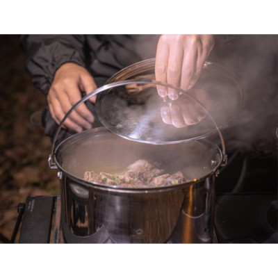 Nồi nấu súp thép không gỉ 3 lớp Campingmoon CC-24 (5.9 lít)