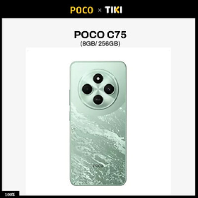 Điện thoại POCO C75 (8GB/256GB) - Hàng Chính Hãng