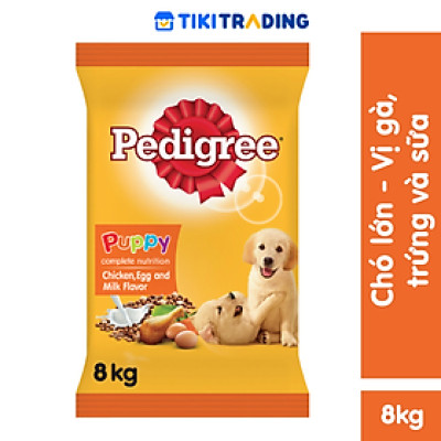 Đồ Ăn Cho Chó Con Vị Gà Và Trứng Pedigree (8kg)
