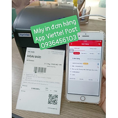 Máy in tem nhãn, mã vạch Xprinter XP-420B cổng USB + LAN. Máy in đơn hàng, in tem, in vận đơn TMĐT khổ 110mm [HÀNG CHÍNH HÃNG]