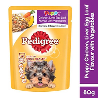 Pate PEDIGREE Dinh Dưỡng Cho Chó Con Pate PEDIGREE Puppy 80g - YonaPetshop