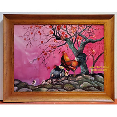 Tranh sơn mài – Hạnh phúc viên mãn