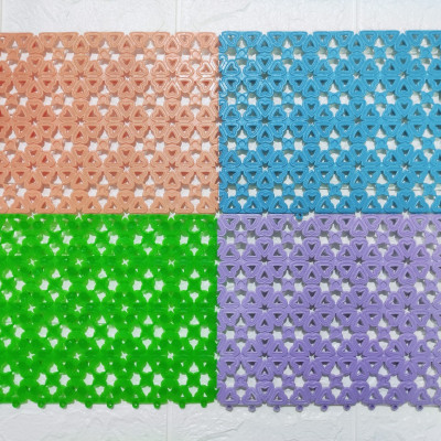 Tấm Lót Chuồng Lót Sàn Chống Trơn Trượt Bằng Nhựa Dẻo Cho Chó Mèo 20x30 Cm 