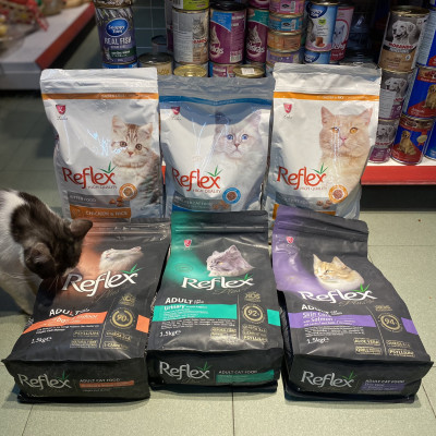 Hạt Reflex, Reflex Plus cho mèo, Hạt cho mèo con và mèo lớn xuất xứ Thổ Nhĩ Kỳ