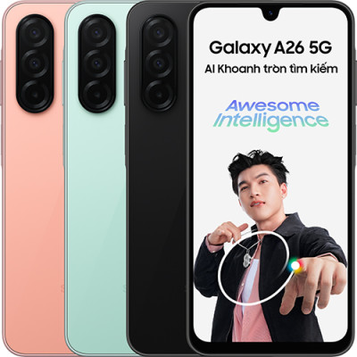 Điện thoại Samsung Galaxy A26 5G (8GB/128GB) - Hàng chính hãng