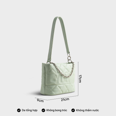 Túi Yuumy ( Thời trang nữ dập chỉ size 21 - Túi đeo vai da Seasand YN219 )