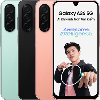 Điện thoại Samsung Galaxy A26 5G (8GB/128GB) - Hàng chính hãng