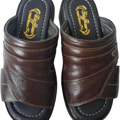 Dép Nam BIGGBEN Da Bò Thật Cao Cấp DN132