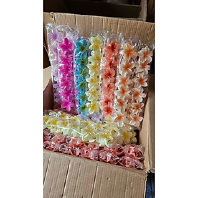 Kẹp Tóc Hoa Sứ Nhiều Màu Sắc Thời Trang Đi Biển Phong Cách Hawai