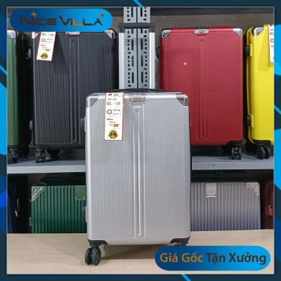 Vali Kéo Du Lịch Bọc Góc NiceVila - Vali nhựa Thời Trang 20/24 inch