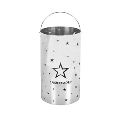 Thùng đốt lửa CAMPLEADER tích hợp bằng thép không gỉ để cắm trại ngoài trời kiêm bếp sưởi ấm đêm