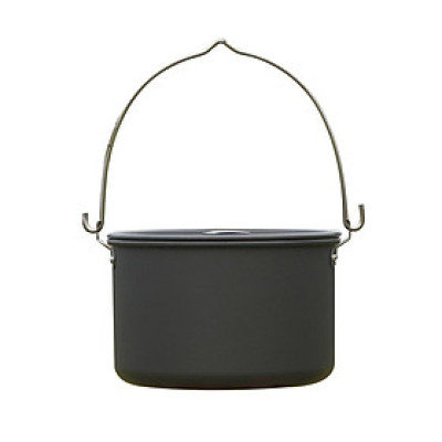 Nồi cắm trại CAMPLEADER dạng treo cho 5-6 người chất liệu Nhôm oxit chống dính nấu ăn dã ngoại Đi bộ đường dài
