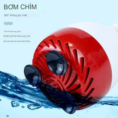 Máy bơm hút đáy BAOYU BY-301 7.5W bơm chìm hút cặn 360 độ bể cá cảnh thủy sinh BY301