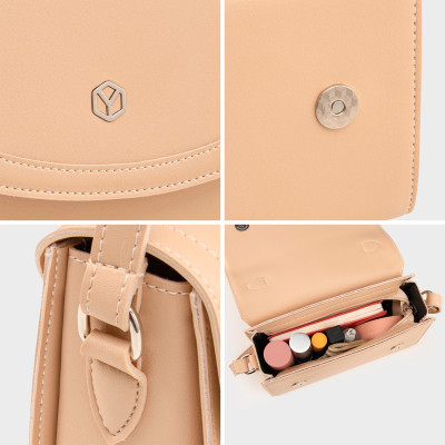 Túi Yuumy ( Thời trang nữ kiểu dáng trẻ trung size 21 - Túi đeo chéo da Seasand YN231 )