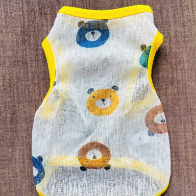 ÁO THUN BA LỖ THÔNG HƠI SIÊU CUTE TỪ 1-7KG DÀNH CHO THÚ CƯNG CHÓ MÈO