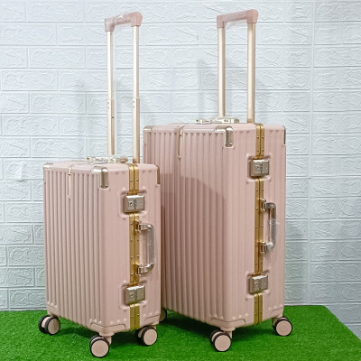 Vali Kéo Khung Nhôm Khóa Sập Mạ Vàng NiceVilla 