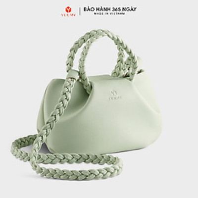Túi Yuumy ( Thời trang nữ kiểu đám mây size 22  - Túi đeo chéo da Seasand YN257 )