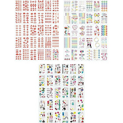 770 Hình xăm dán tatoo mặt cười icon emoji vui nhộn võ tắc thiên dán tay mặt trán