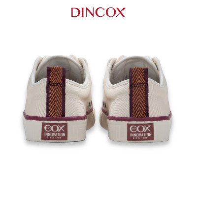 Giày Sneaker Vải Canvas Unisex C40 Off/white Dincox Đơn Giản Tinh Tế