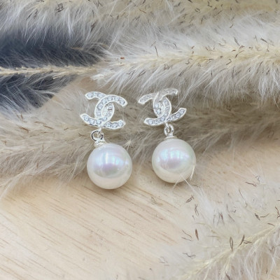  Hoa Tai, Bông Tai Bạc 925 Ngọc Trai Bạc Hiểu Minh HT379 