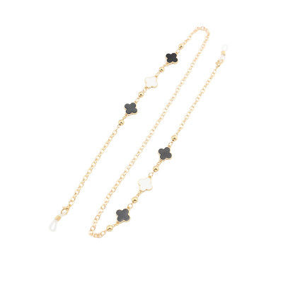 Dây đeo gọng kính cỏ 4 lá may mắn chống trơn trượt chống thất lạc thời trang