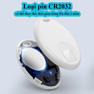 Thiết bị định vi toàn cầu GPS S2 Tag dành Apple Find My, định vị chính xác vị trí đồ vật, thú cưng, chìa khóa, xe cộ -  Hàng chính hãng/Hàng nhập khẩu