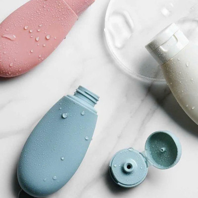 Set 3 tuýp chiết mỹ phẩm du lịch đựng dầu gội, sữa tắm, lotion, toner 60ML- Bộ chai lọ chiết mỹ phẩm tái sử dụng Phượt Dã Ngoại Đi Chơi Văn Phòng