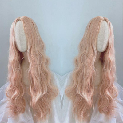 Tóc giả 2 mái xù sóng - Tặng lưới chùm tóc