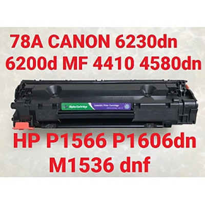 Hộp mực 78A 326 328 dành cho Canon 6200d 6230dn P1560/1536/P1566/1600/P1606DN MF4410/4570/4580dn/4780w Hàng chính hãng Alpha Cartridge