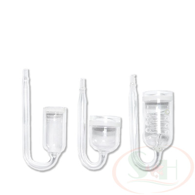 Đầu sủi co2 mịn thủy tinh OEM hòa tan trộn co2 diffuser nhuyễn bể thủy sinh cá tép cảnh