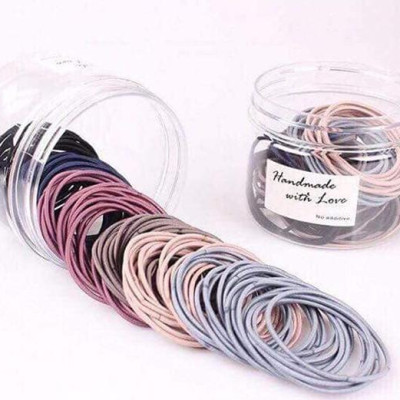 Set Thun ( Dây ) Buộc Tóc 100 Cái