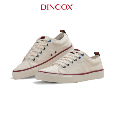 Giày Sneaker Vải Canvas Unisex C40 Off/white Dincox Đơn Giản Tinh Tế