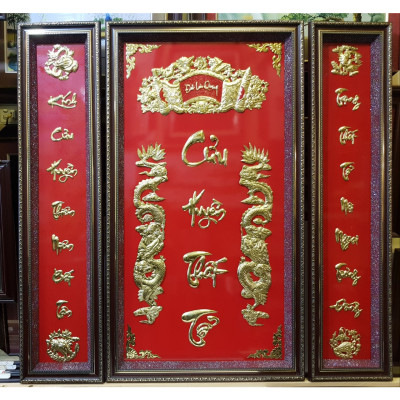 LIỄN THỜ GIA TIÊN - CỬU HUYỀN THẤT TỔ ( Đồng vàng nguyên chất )