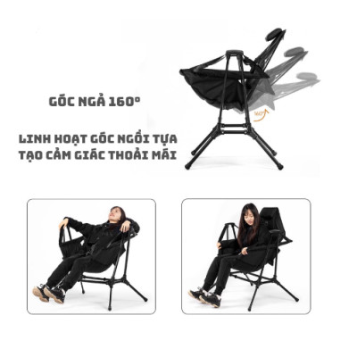 Ghế xích đu/ Ghế võng gấp gọn Blackdog BD-YZ006